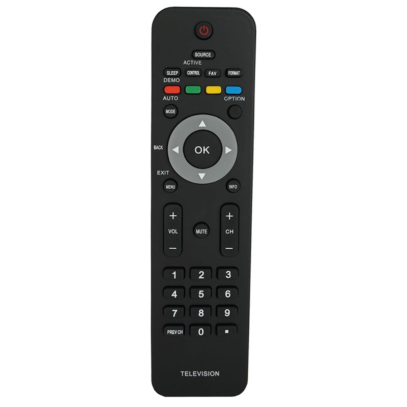 Kassionel Replaced Remote Control Compatible for Philips 15MF237 26PFL5322D/37 32PFL5332D/37E 37PFL7332D37 42MF438B/27 42TA648BXF7 50PFP5342D/37 47PFL5603D/27E TV - Image 1